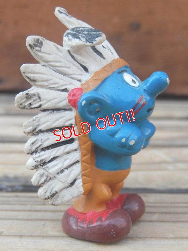 画像3: ct-924-27 Smurf /  PVC "Indian Chief" #20144