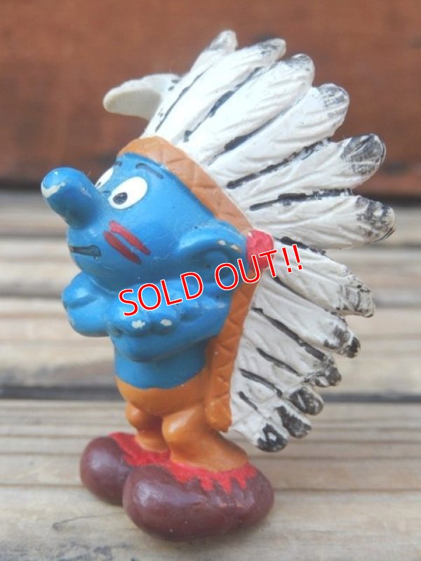 画像2: ct-924-27 Smurf /  PVC "Indian Chief" #20144