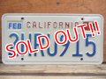dp-130801-13 80's License plate "CALIFORNIA" 