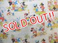 ct-131001-23 Disney Characters / 70's Flat Sheet (Twin)