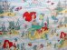 画像1: ct-131001-25 Little Mermaid / 90's Flat Sheet (Twin) (1)