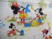 画像2: ct-131001-23 Disney Characters / 70's Flat Sheet (Twin) (2)