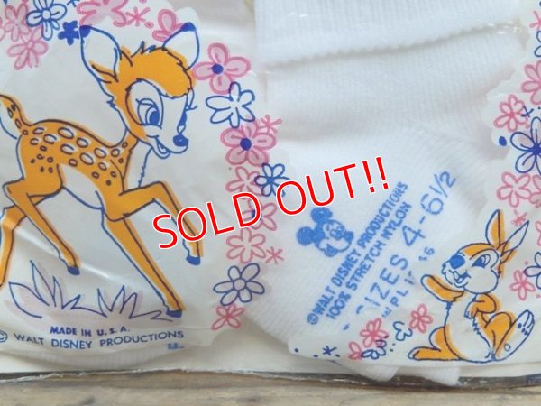 画像3: ct-130924-29 Goofy & Pinocchio / 60's-70's Infant's sox