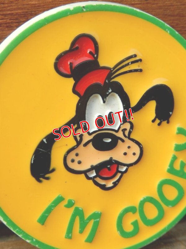 画像2: pb-909-13 Goofy / 70's Plastic Pinback