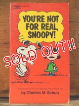 bk-1001-24 PEANUTS / 1971 Comic "YOU'RE NOT FOR REAL,SNOOPY!"