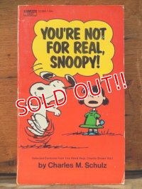 bk-1001-24 PEANUTS / 1971 Comic "YOU'RE NOT FOR REAL,SNOOPY!"