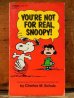 画像1: bk-1001-24 PEANUTS / 1971 Comic "YOU'RE NOT FOR REAL,SNOOPY!" (1)