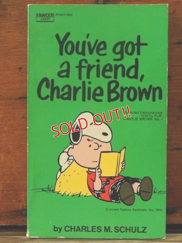 画像1: bk-1001-19 PEANUTS / 1972 Comic "You've got a friend,Charlie Brown"