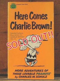 bk-1001-20 PEANUTS / 1960 Comic "Here Comes Charlie Brown!"