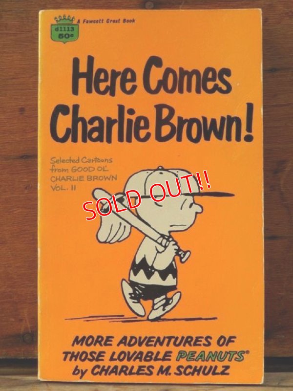 画像1: bk-1001-20 PEANUTS / 1960 Comic "Here Comes Charlie Brown!"