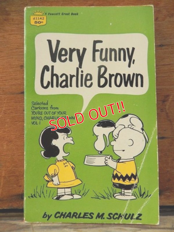 画像1: bk-1001-25 PEANUTS / 1968 Comic "Verry Funny,Charlie Brown"