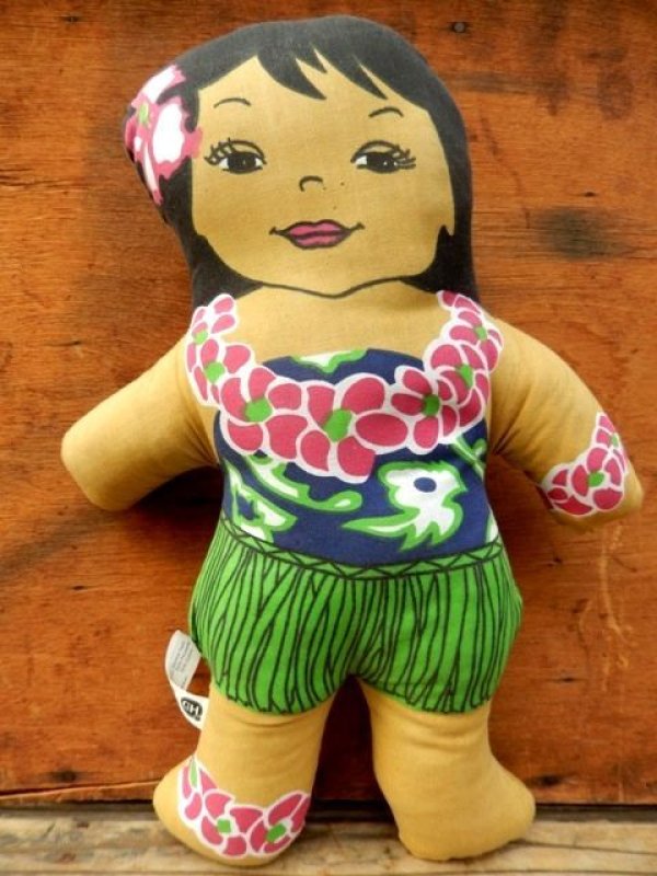 画像1: ct-131007-01 C&H Sugar  / 80's Hawaiian Girl Pillow doll (A)