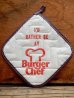 画像1: dp-131008-03 Burger Chef / 70's Pot Holder (Brown) (1)