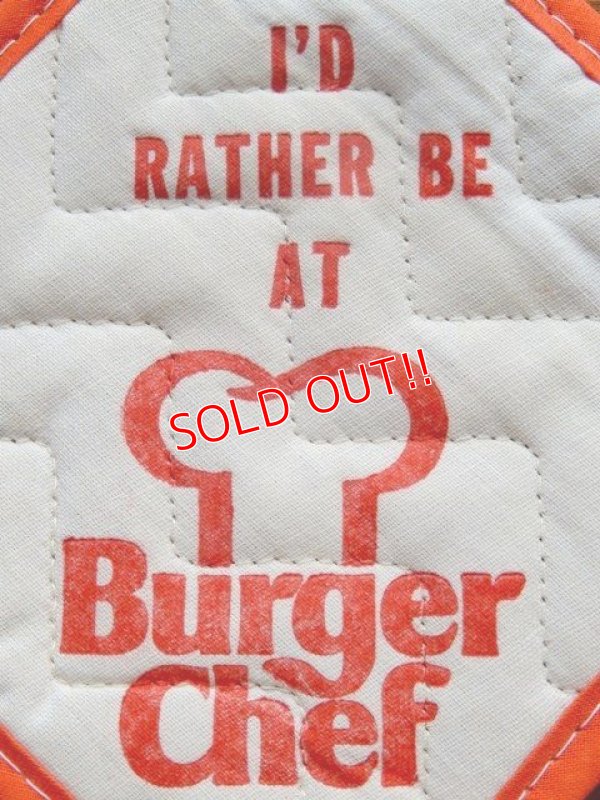 画像2: dp-131008-03 Burger Chef / 70's Pot Holder (Red)
