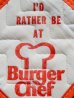 画像2: dp-131008-03 Burger Chef / 70's Pot Holder (Red) (2)