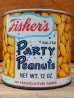 画像1: dp-111220-05 Fisher's / Vintage Party Peanuts Tin Can (1)