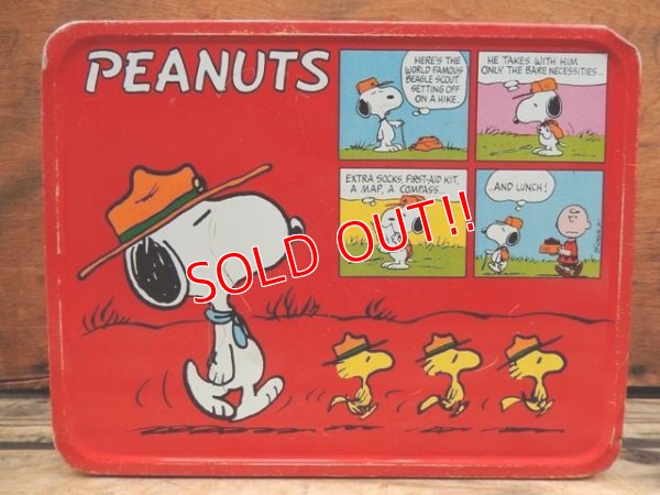 画像2: ct-131015-31 PEANUTS / 70's Metal Lunchbox