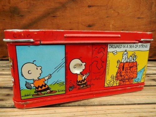 他の写真1: ct-131015-31 PEANUTS / 70's Metal Lunchbox