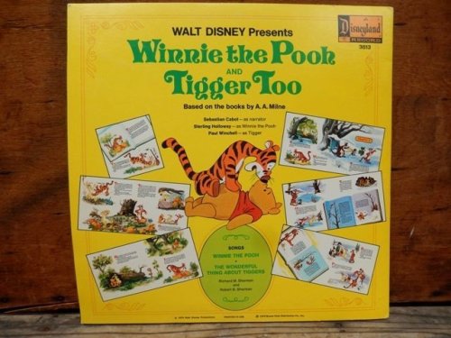 他の写真3: ct-131015-13 Winnie the Pooh AND Tigger Too / 70's Record