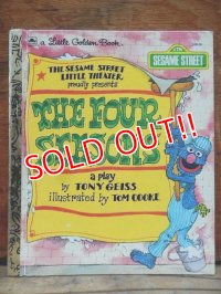 bk-130607-10 Sesame Street THE FOUR SEASONS / 70's Little Golden Books