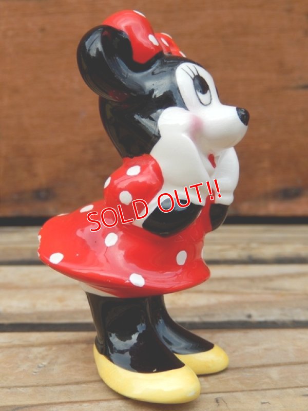 画像3: ct-131015-42 Minnie Mouse / 80's Ceramic figure