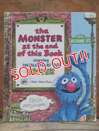 bk-130607-06 Sesame Street the Monster at the end of this Book / 70's Little Golden Books