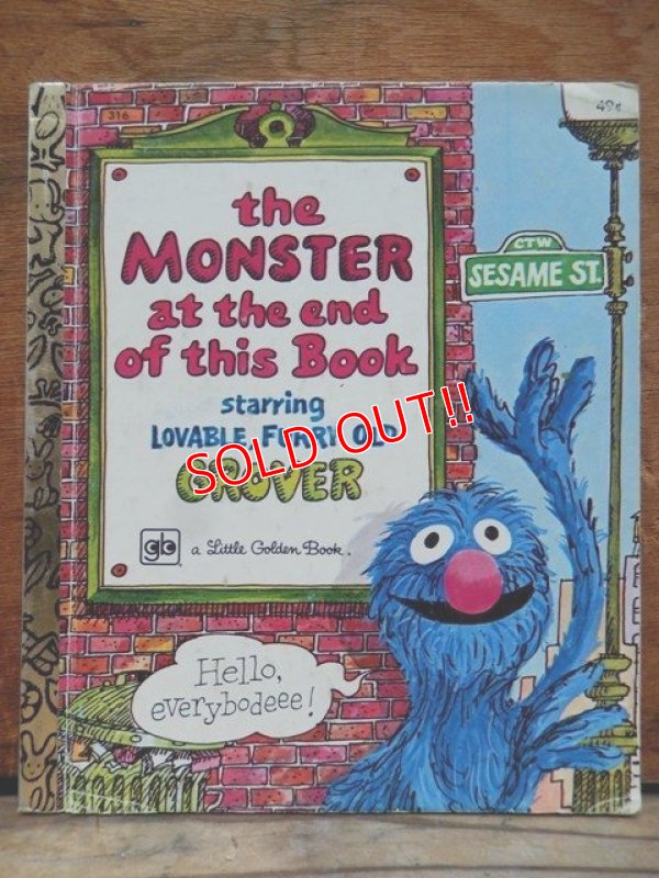 画像1: bk-130607-06 Sesame Street the Monster at the end of this Book / 70's Little Golden Books