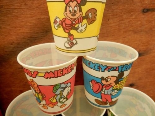 他の写真1: ct-131022-17 Mickey and Friends / DIXIE 80's 5oz. Kitchen Cups