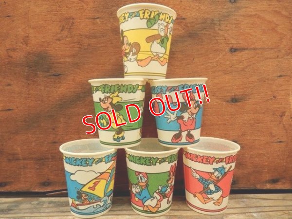 画像2: ct-131022-17 Mickey and Friends / DIXIE 80's 5oz. Kitchen Cups