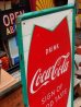 画像4: dp-120410-14 Coca Cola / 50's Metal sign (4)