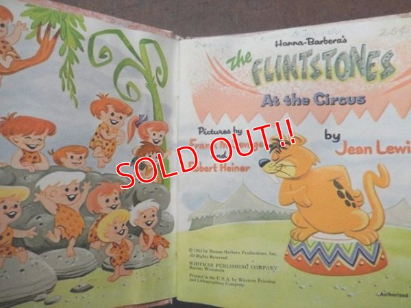 画像2: bk-101124-12 The Flintstones At the Circus / 60's Picture Book