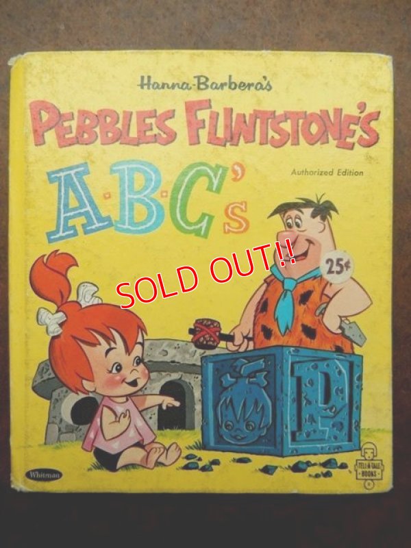 画像1: bk-120530-77 Pebbles Flintstone's A・B・C's / 60's Picture Book