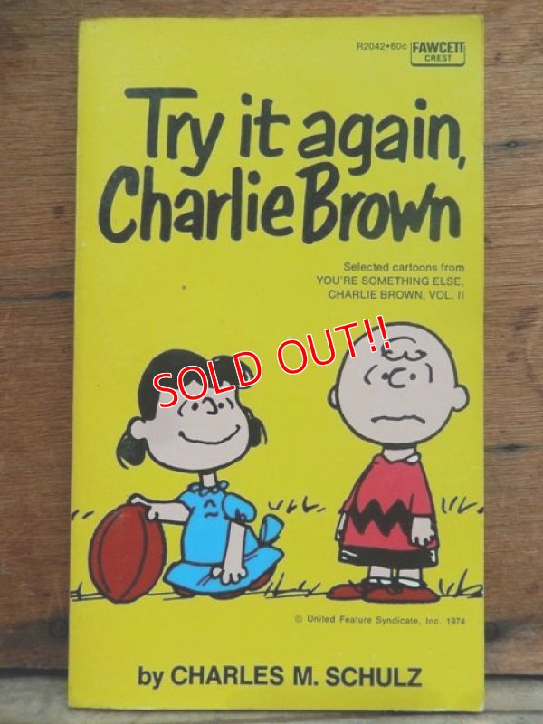 画像1: bk-131029-07 PEANUTS / 1974 Try it agin,Charlie Brown