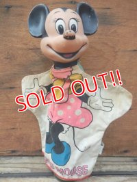 ct-131029-05 Minnie Mouse / 70's Hand puppet