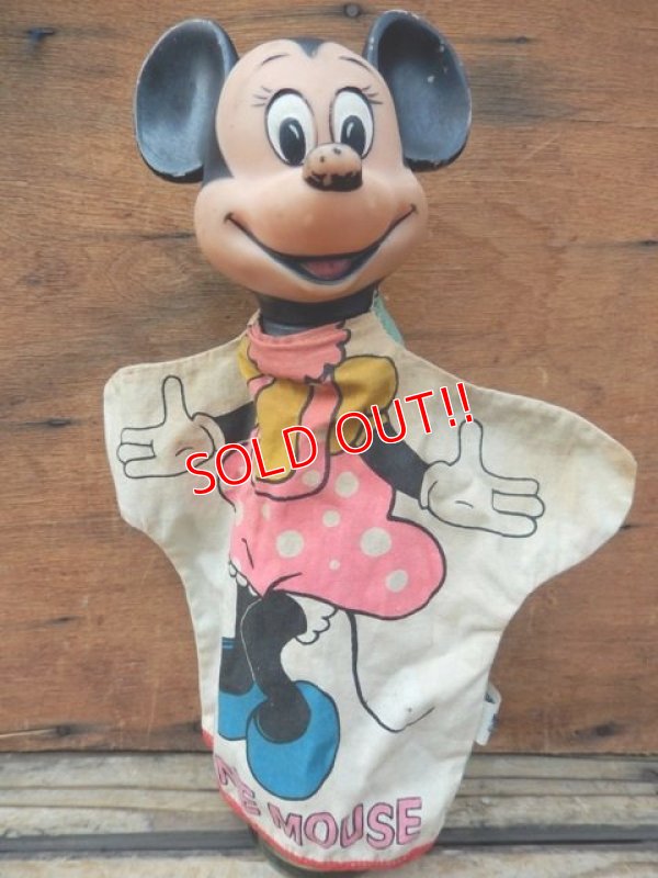 画像1: ct-131029-05 Minnie Mouse / 70's Hand puppet