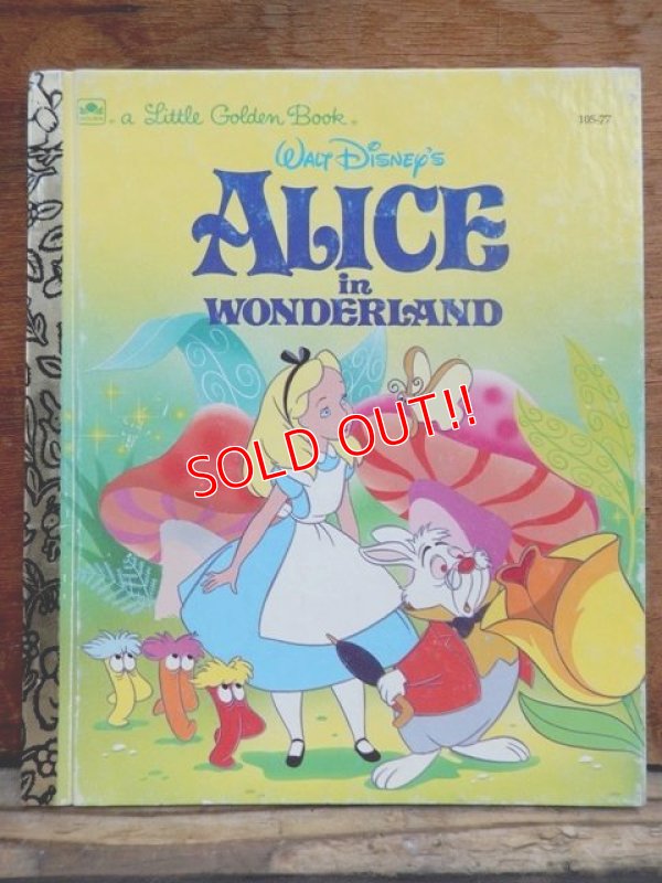 画像1: bk-131105-01 Alice in Wonderland / 90's Little Golden Book