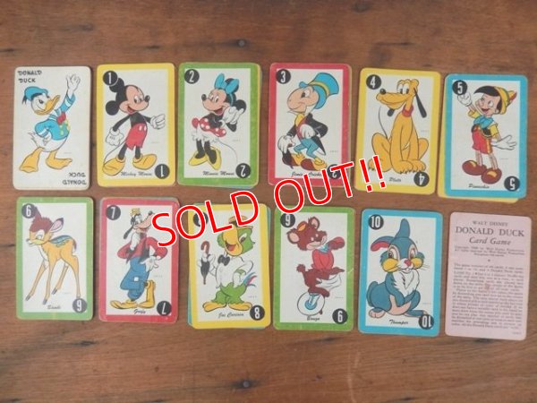 画像1: ct-131022-22 Walt Disney / Whitman 1949 Donald Duck Card Game