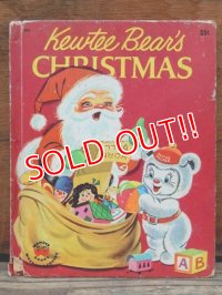 bk-130508-03 Kewtee Bear's CHRISTMAS / 50's Book