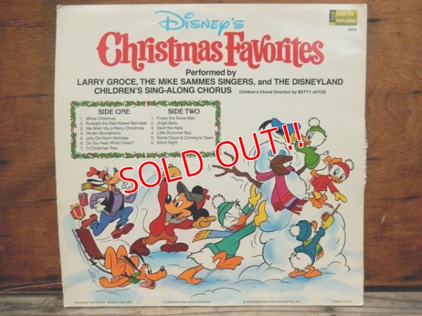 画像3: ct-131105-37 Disney's Christmas Favorites / 70's Record