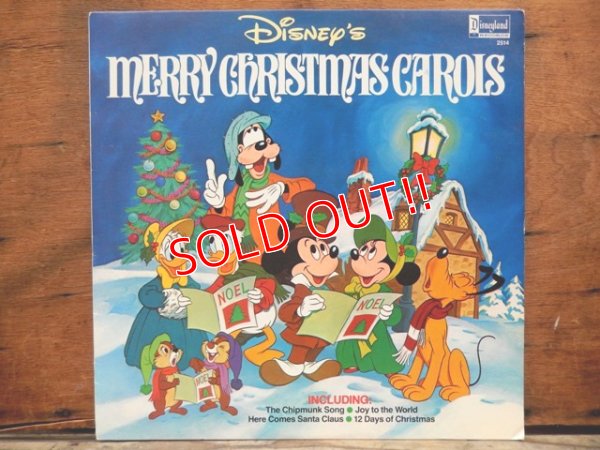画像1: ct-131105-45 Disney's Merry Christmas Carols / 80's Record
