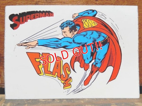 画像1: ad-130821-02 Superman / 70's Sticker (A)