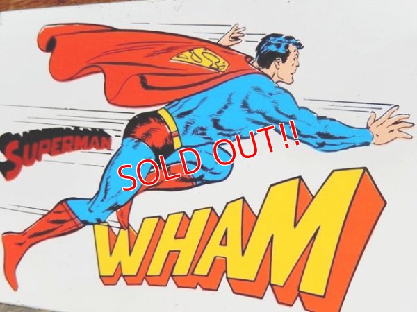 画像2: ad-130821-03 Superman / 70's Sticker (B)