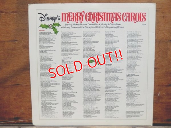 画像3: ct-131105-45 Disney's Merry Christmas Carols / 80's Record