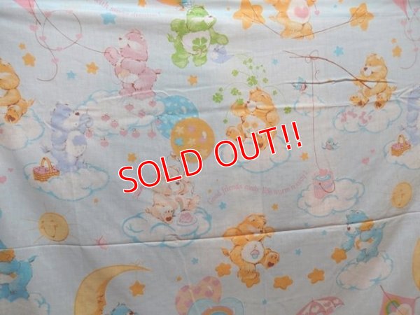 画像1: ct-131106-01 Care Bears / 80's Flat Sheet (Twin)