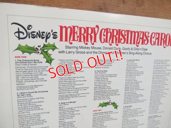 画像4: ct-131105-45 Disney's Merry Christmas Carols / 80's Record