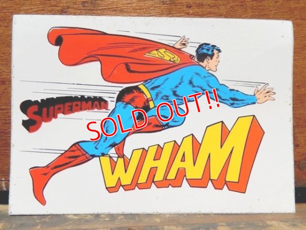 画像1: ad-130821-03 Superman / 70's Sticker (B)