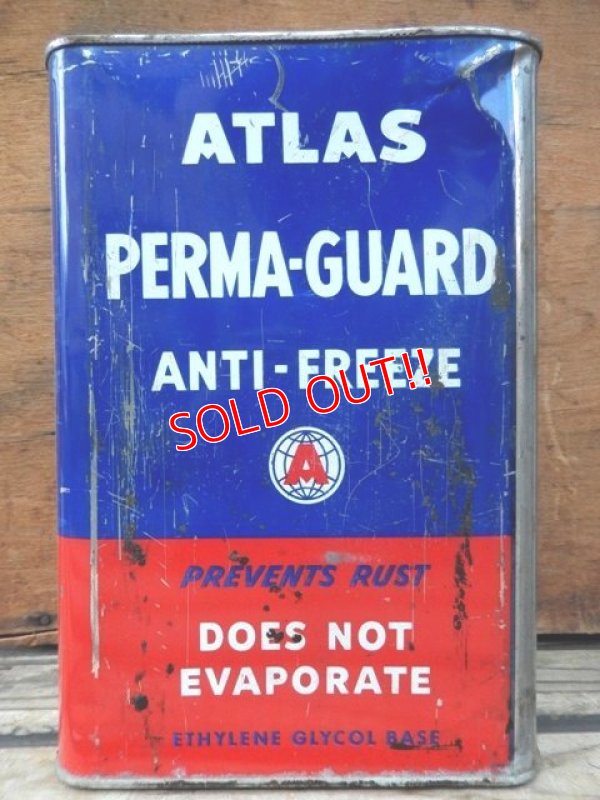 画像1: dp-131101-05 ATLAS OIL / Vintage Perma-Guard Anti-Freeze Oil can