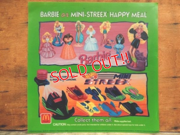 画像1: ad-813-07 McDonald's / 1992 Barbie × HotWheels Happy Meal Translite
