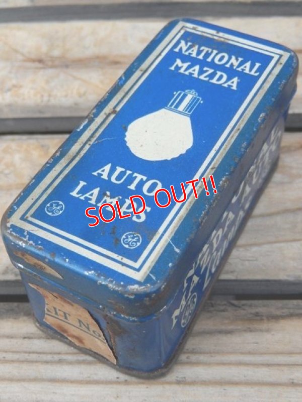 画像1: dp-131101-07 General Electric / 40's-50's National MAZDA Auto Tin can