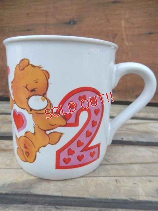 画像1: ct-120710-03 Care Bears / 80's Ceramic Mug "Tender Heart Bear"